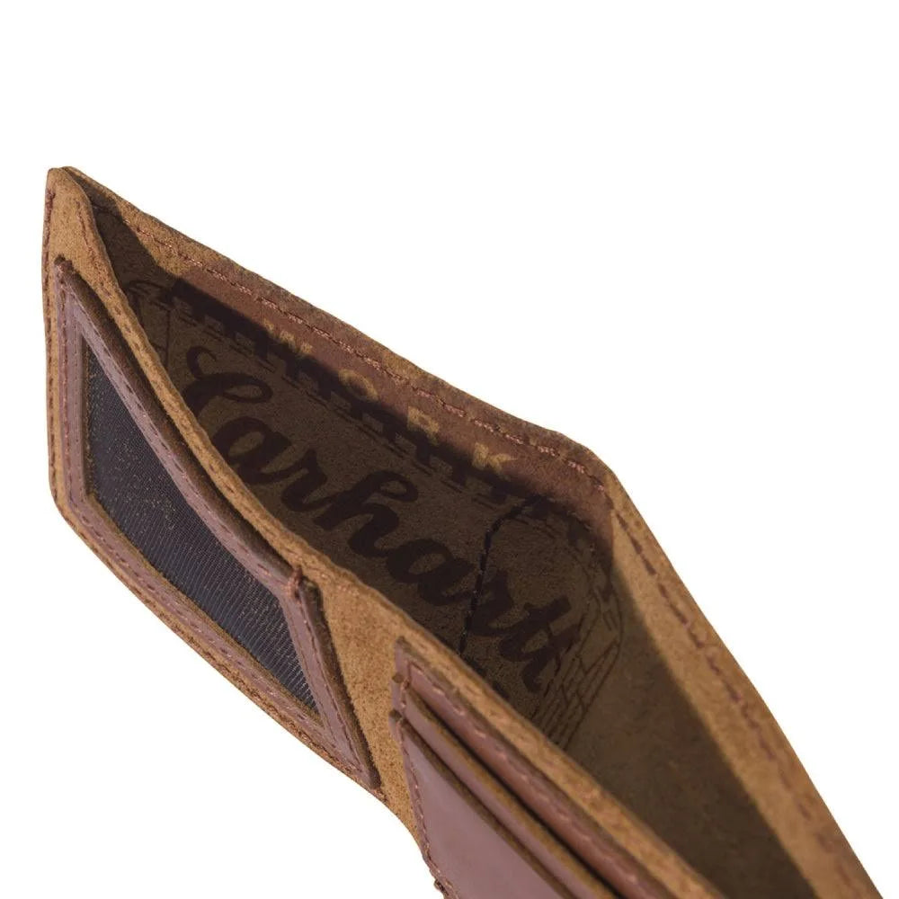 Patina Leather Bifold Wallet - Brown