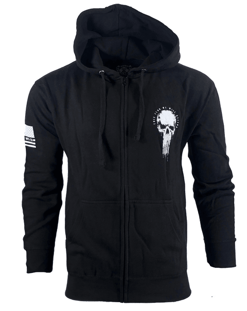 Oil Skull Po Hood - Black - Purpose-Built / Home of the Trades