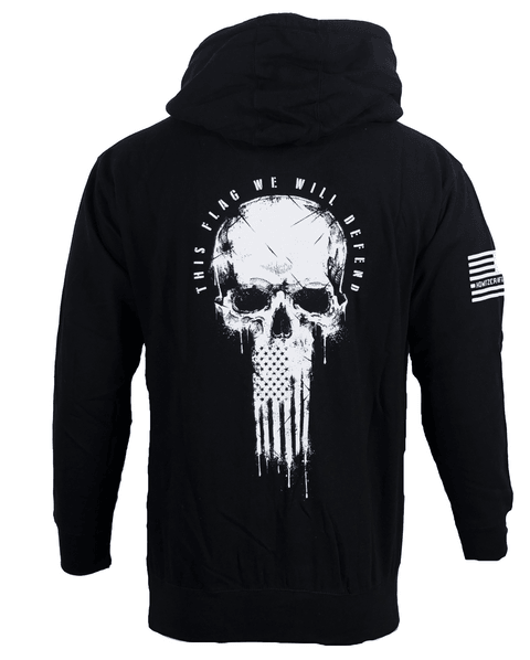 Oil Skull Po Hood - Black - Purpose-Built / Home of the Trades