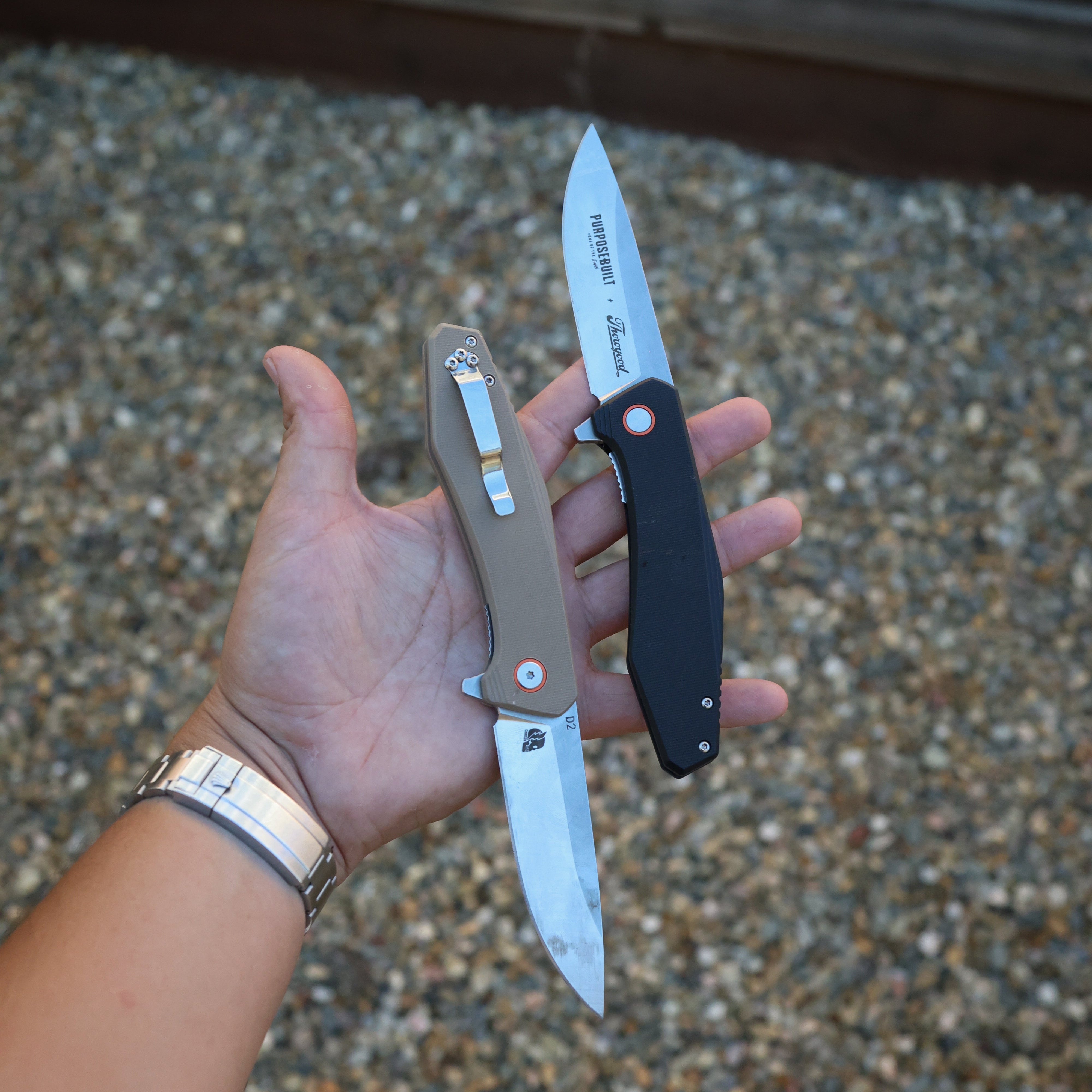 Limited Edition - Thorogood x Purpose-Built x Crimson M6 Folder, Black
