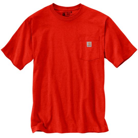 K87 - Loose fit heavyweight short-sleeve pocket t-shirt - Currant Heather (Seasonal) - Purpose-Built / Home of the Trades