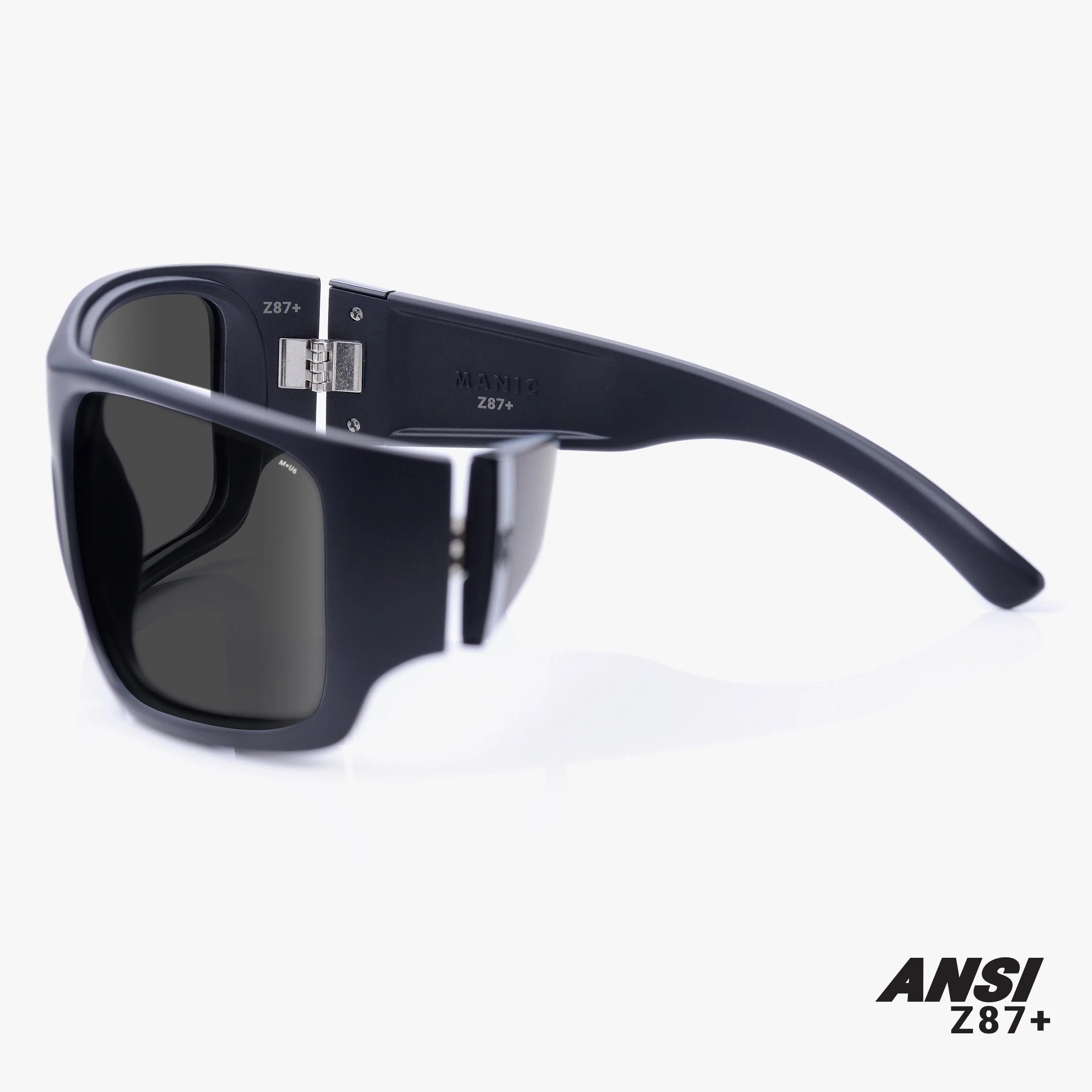 MANIC Black on Black - Grey Polarized (Ansi)