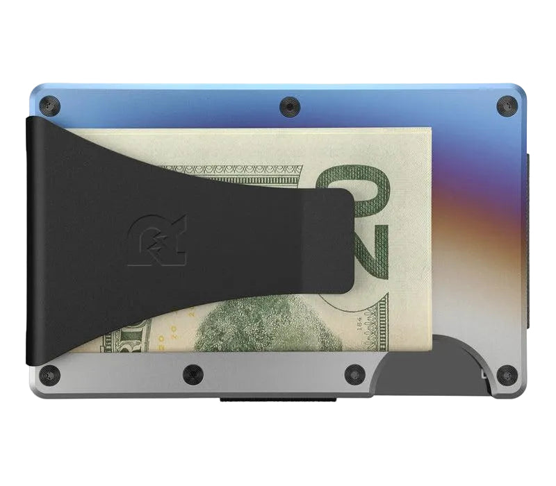 Burnt Titanium Minimalist Wallet - Money Clip - Purpose-Built / Home of the Trades