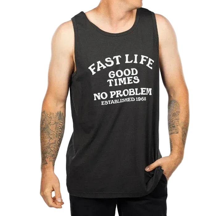 No Problem Tank - Graphite Black