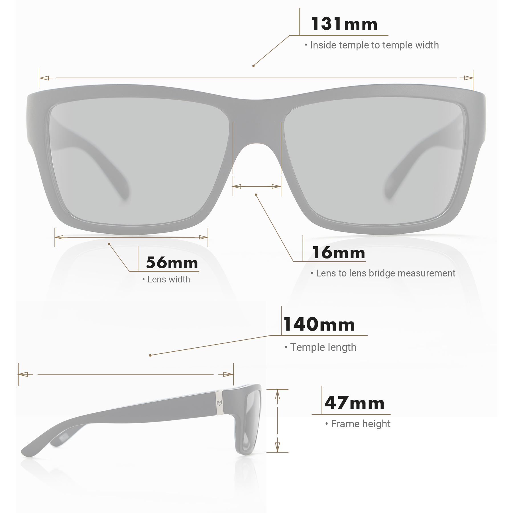 Piston - Black Matte / Grey Polarized