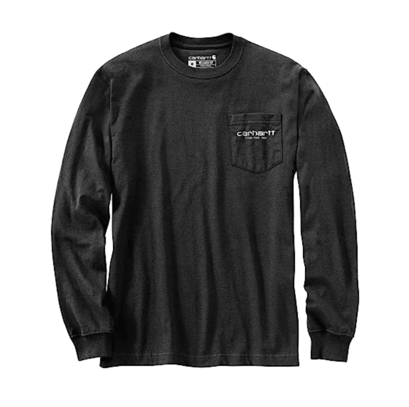 C Graphic Pocket Long Sleeve T-shirt - Carbon Heather - Purpose-Built / Home of the Trades