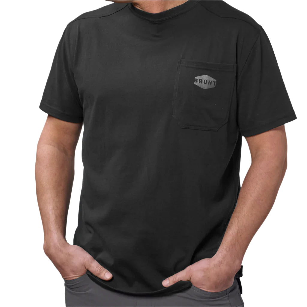 The BRUNT SS Pocket Tee- Black