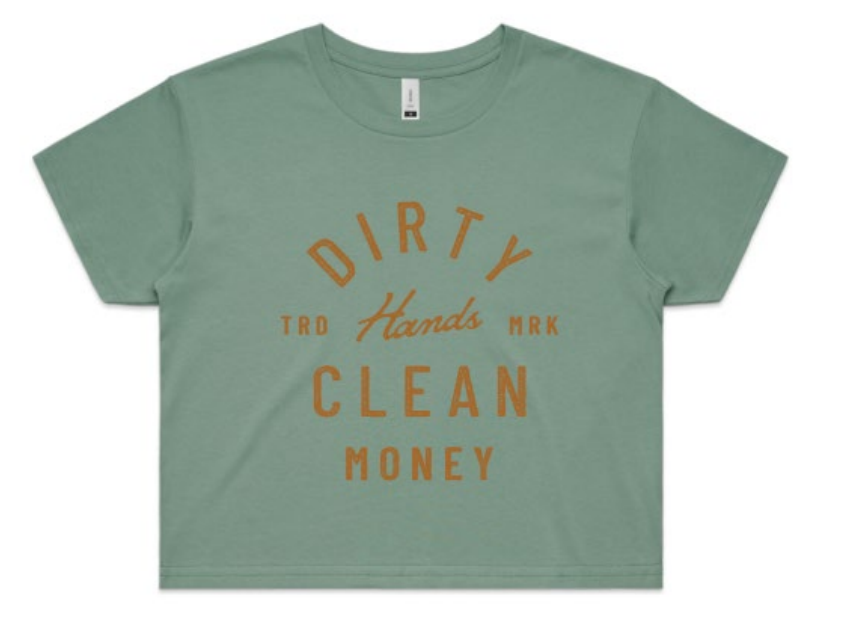 Women's Juno Crop Tee - Green