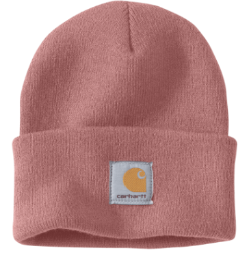 A18 Knit Cuffed Beanie- Rose Tint