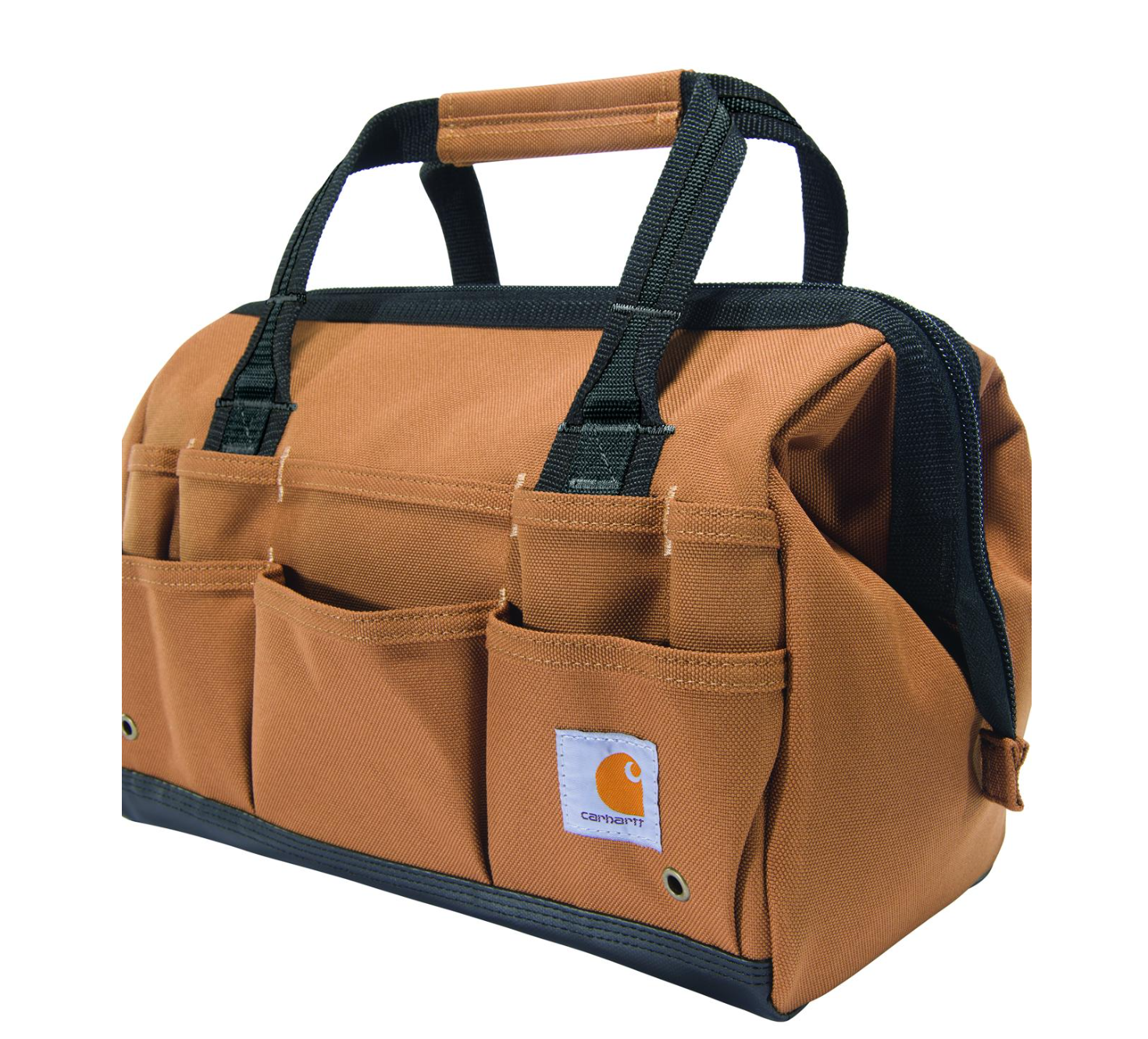 14-Inch 26 Pocket Heavyweight Tool Bag- Carhartt Brown