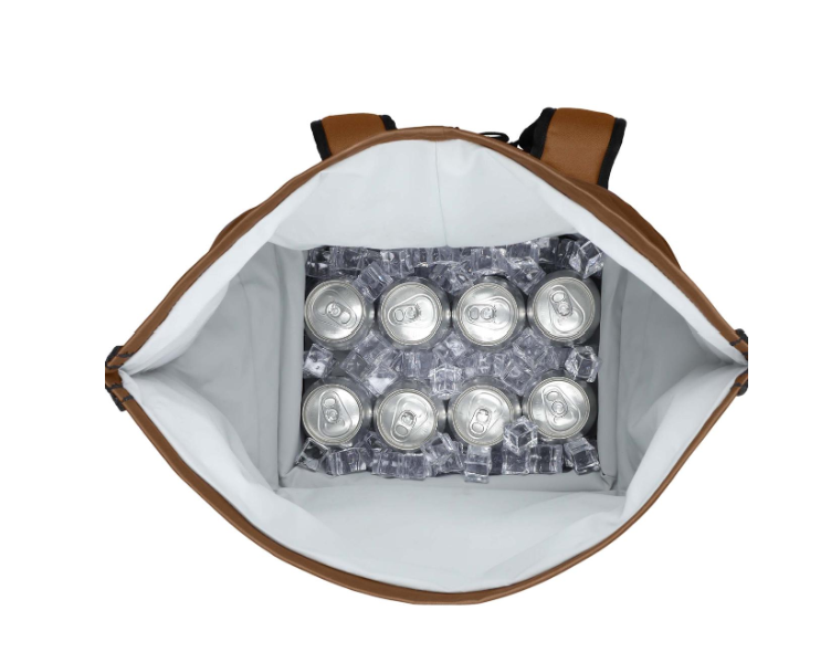 Cold Front 30 Can Cooler Backpack- Oiled Walnut