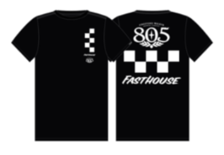 805 Foundation Midweight SS Tee- Black