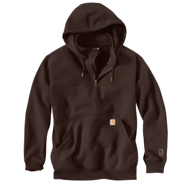 Paxton 1/4-Zip Sweatshirt- Dark Clove Heather