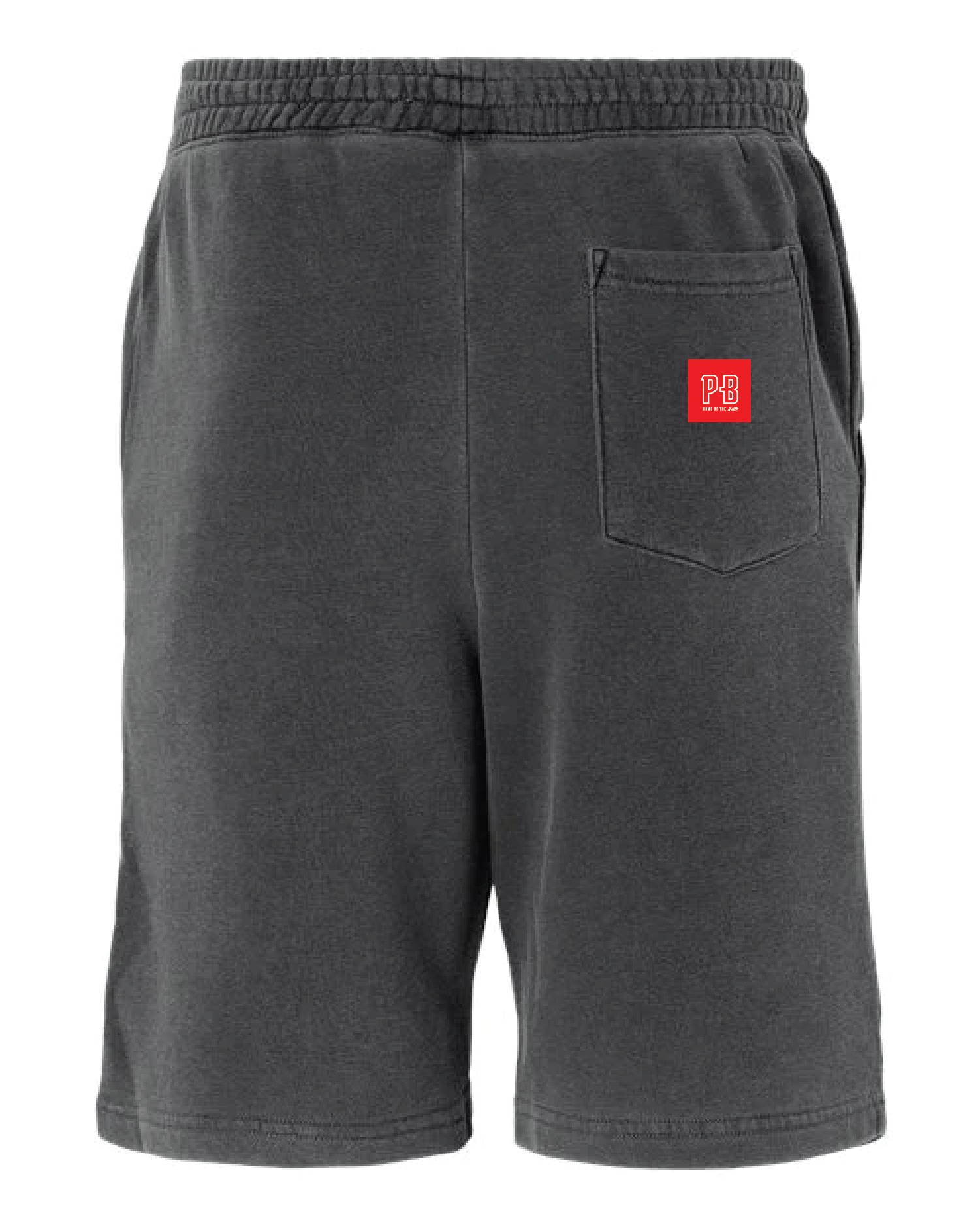 The Script Fleece Shorts, Black Pigment