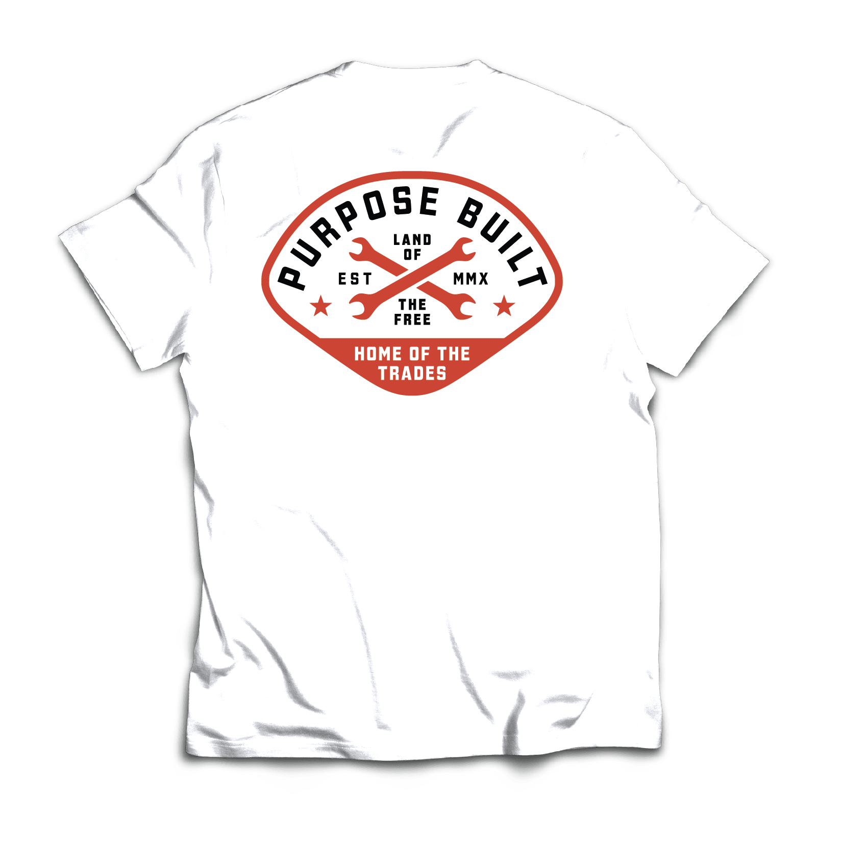 Hot Wrenches Tee, White - Purpose-Built / Home of the Trades