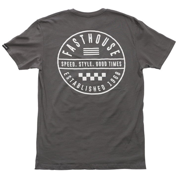 Statement SS Tee - Gunmetal