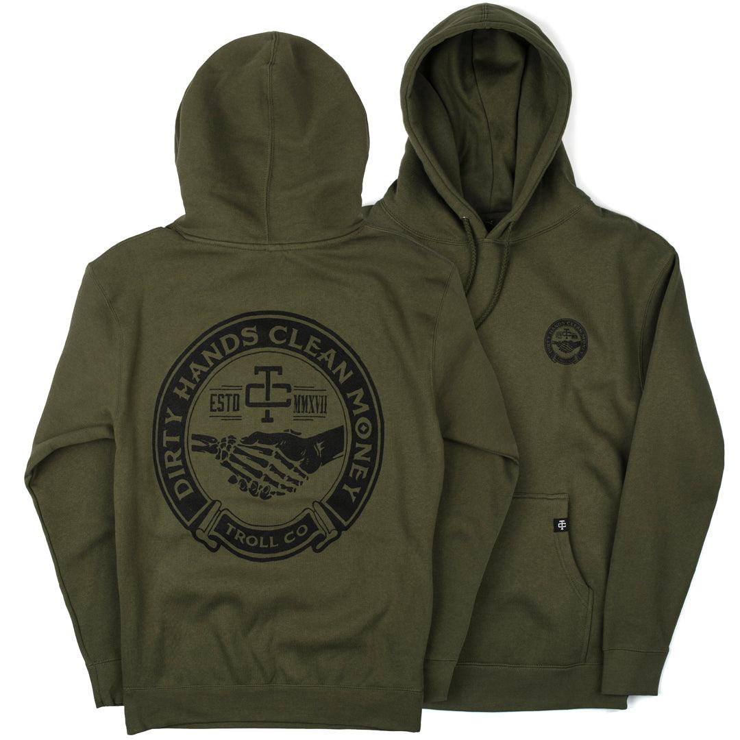 Haggler Hoodie: Military Green - Purpose-Built / Home of the Trades