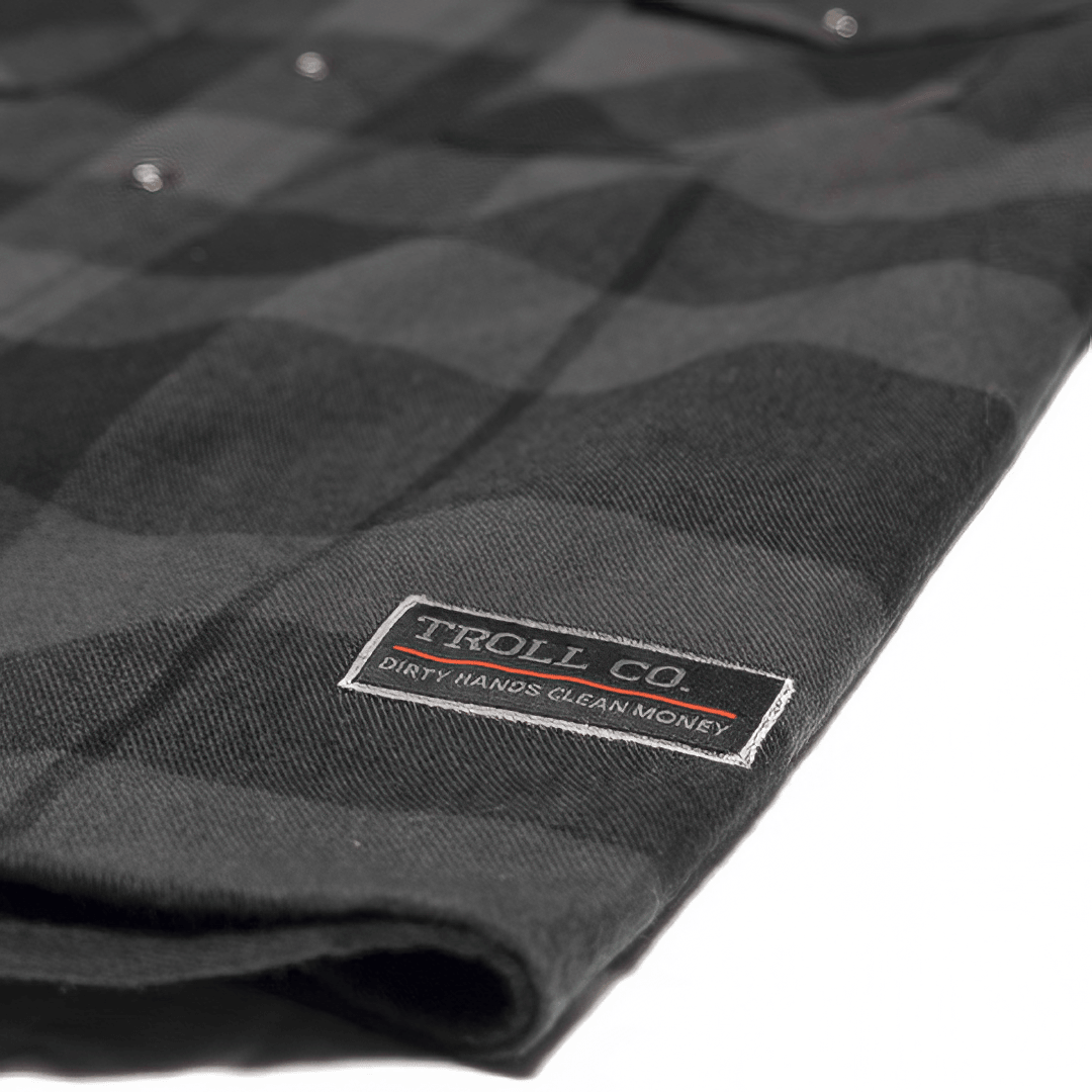 Everett Flannel: Black / Grey