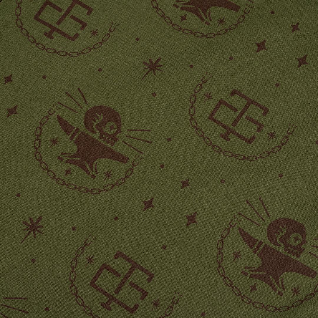 Miller Button Down: Green Brown - Purpose-Built / Home of the Trades