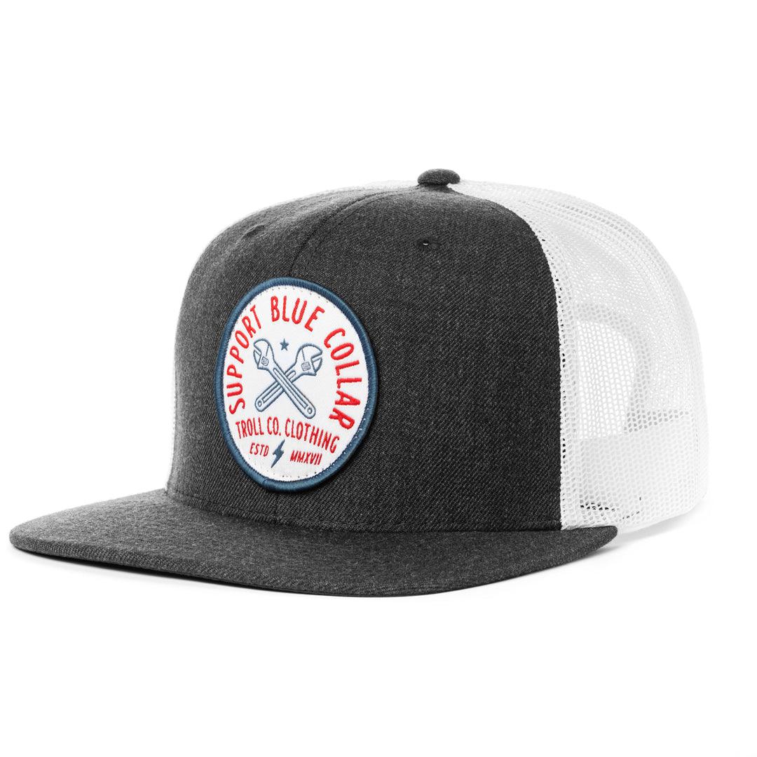 Mettle Snapback Hat: Heather Charcoal / White - Purpose-Built / Home of the Trades