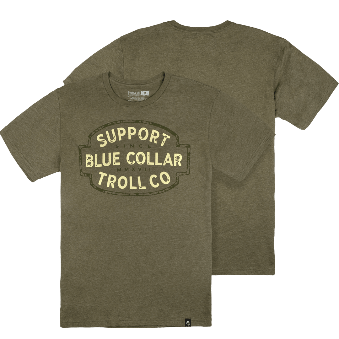 Smolder Tee - Military Green - Purpose-Built / Home of the Trades