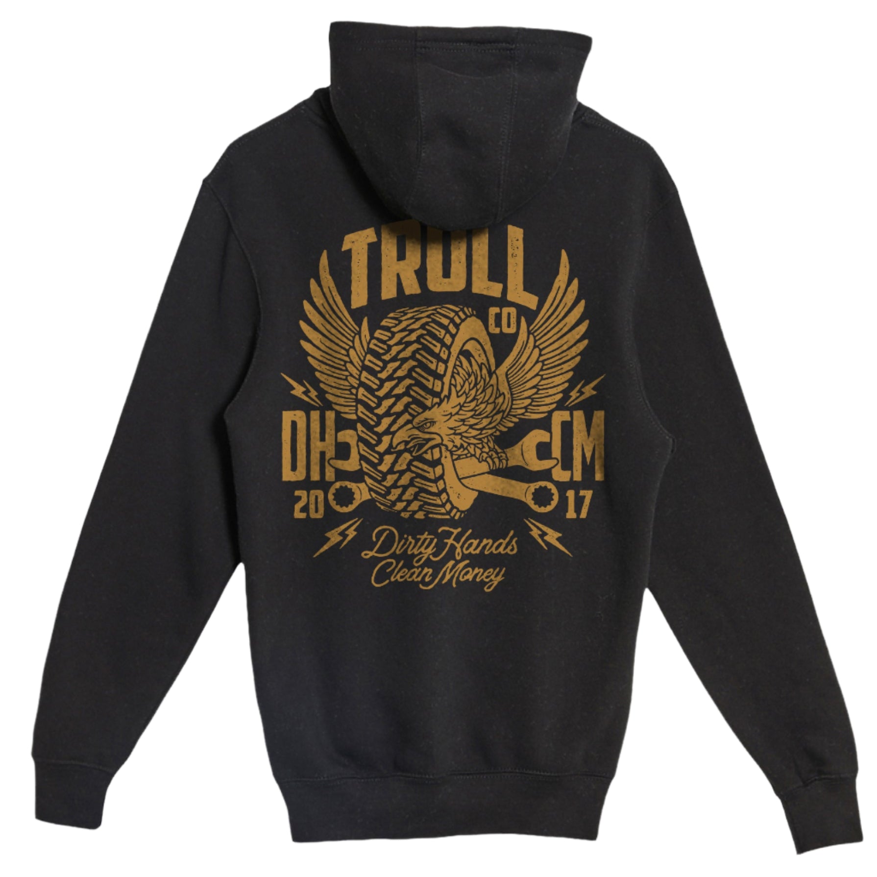 Men’s Winged Roller Hoodie, Black