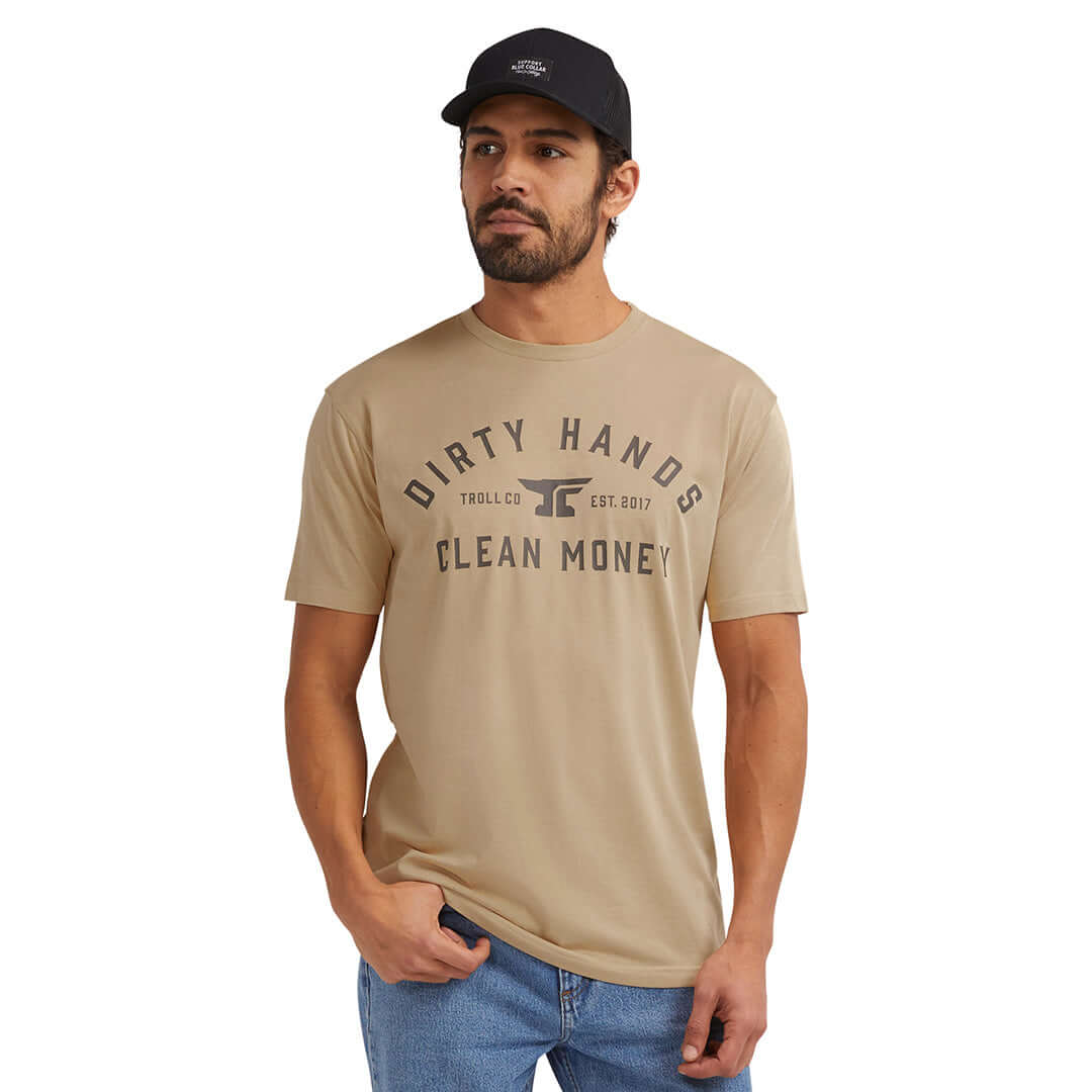 Men's DHCM Classic T-Shirt, Tan