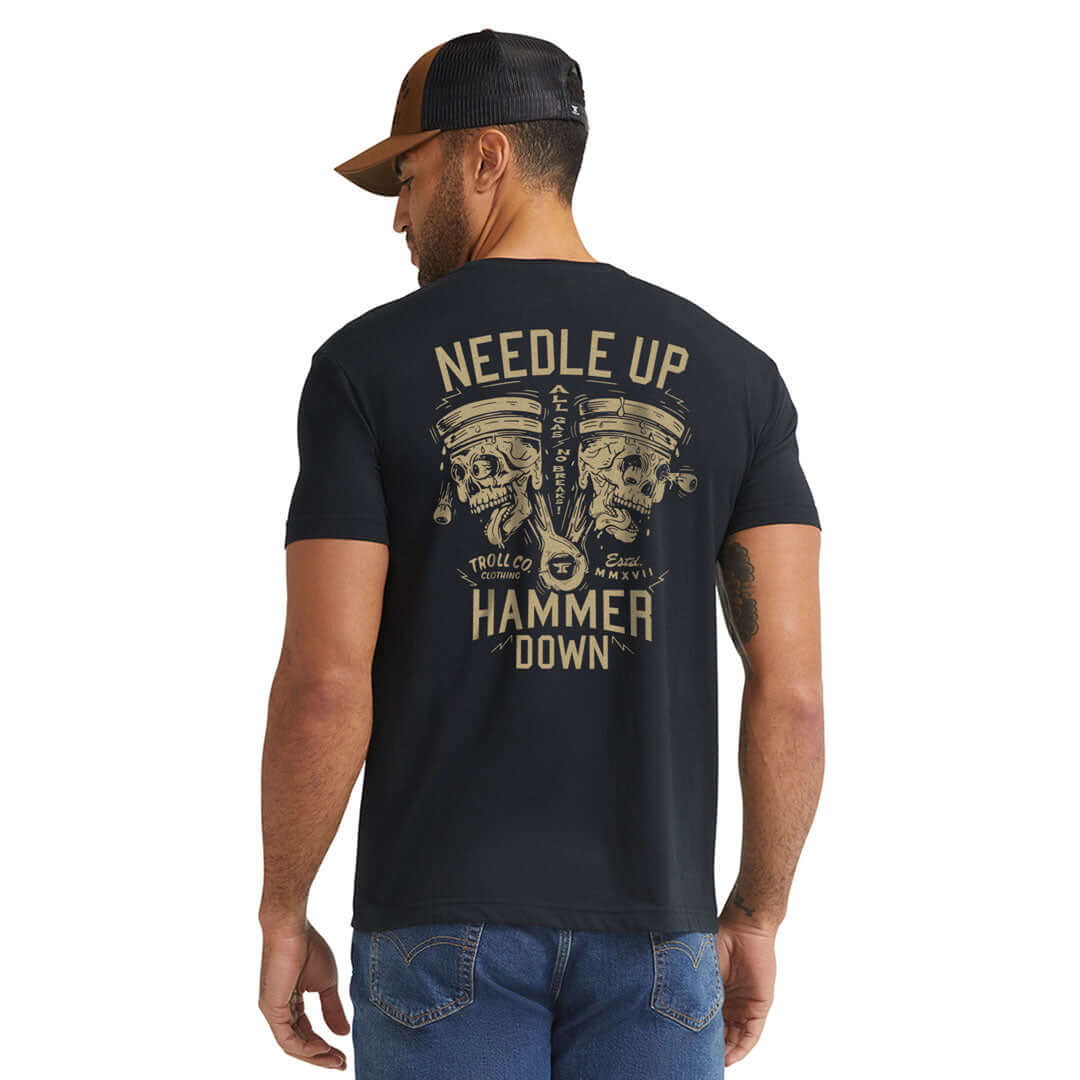 Hammer Twins Tee, Black