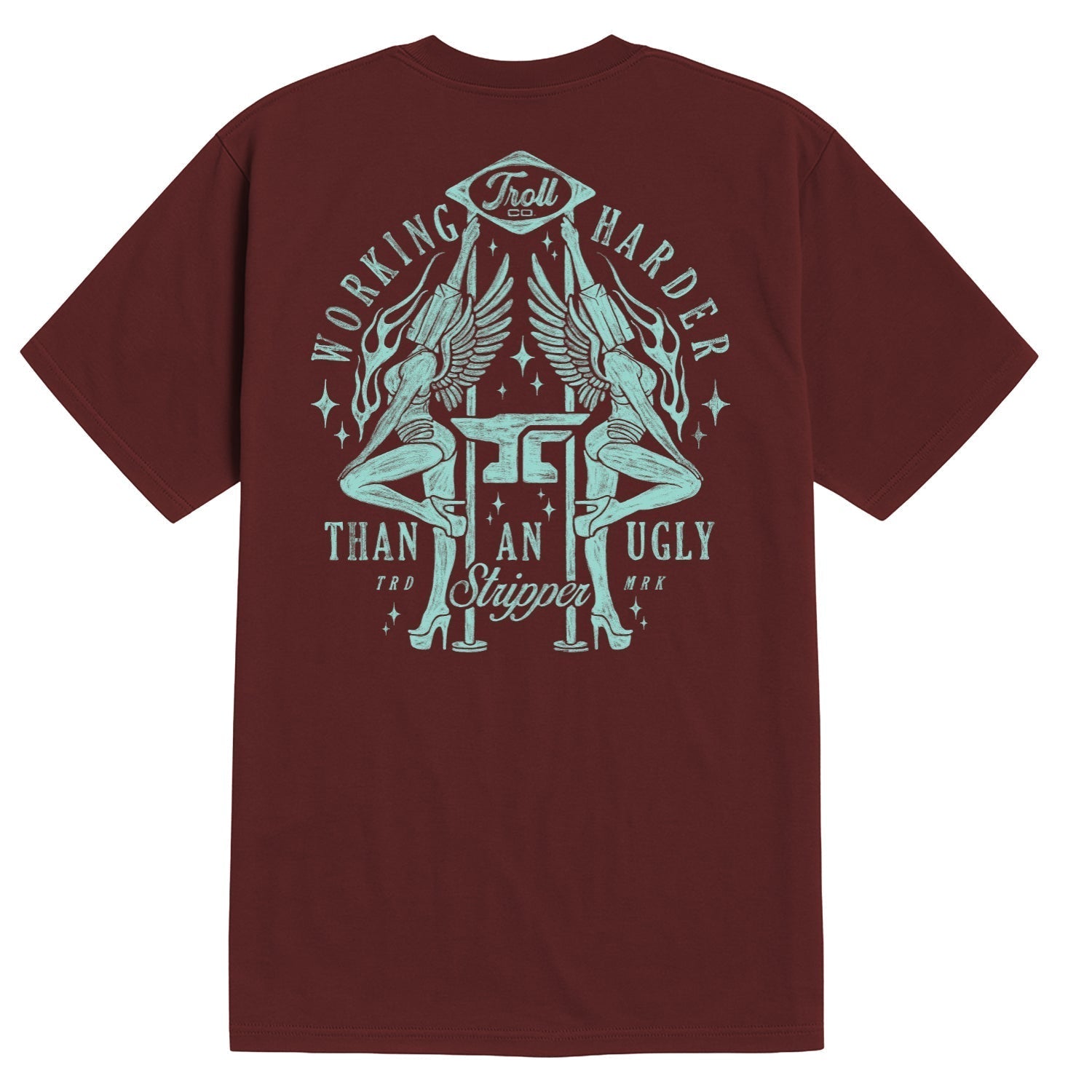 WHUS Twins Tee - Port
