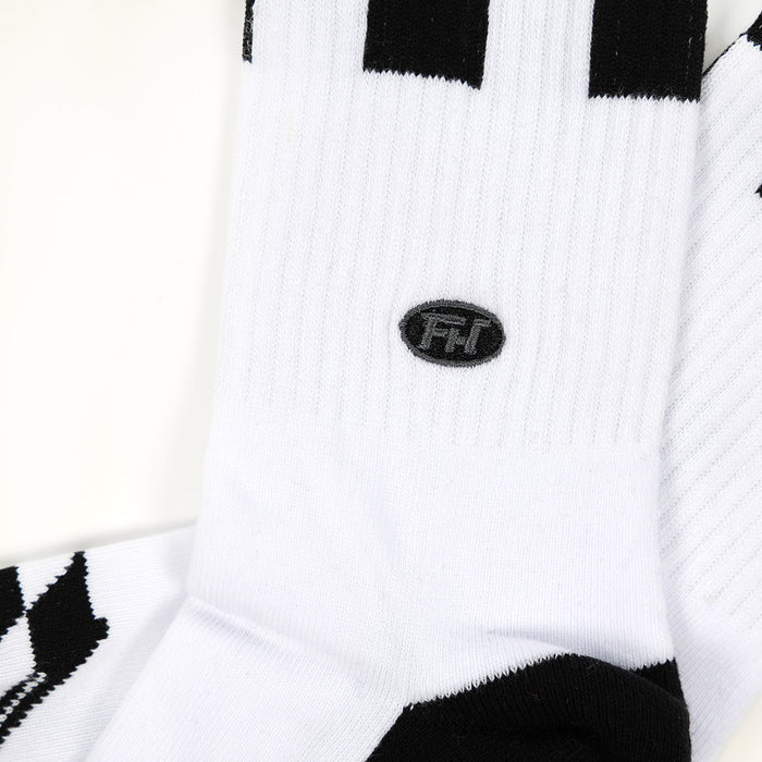 Vault Crew Sock - White/Black