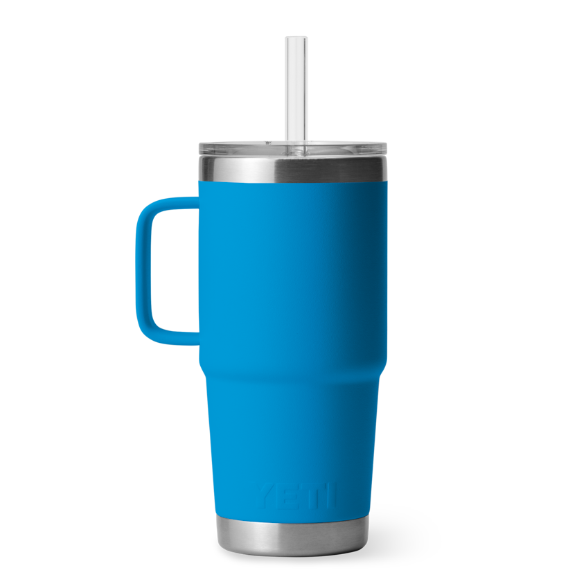 Rambler® 25 oz Mug W/Straw Lid - Big Blue Wave