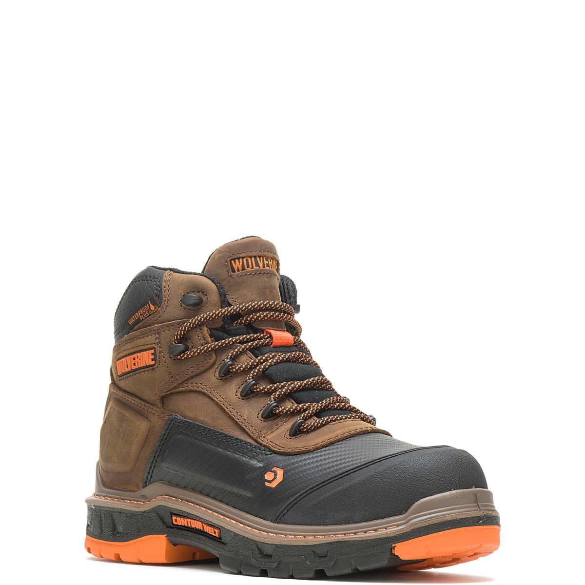 Men's Overpass Carbonmax 6" Work Boot - Brown - Purpose-Built / Home of the Trades