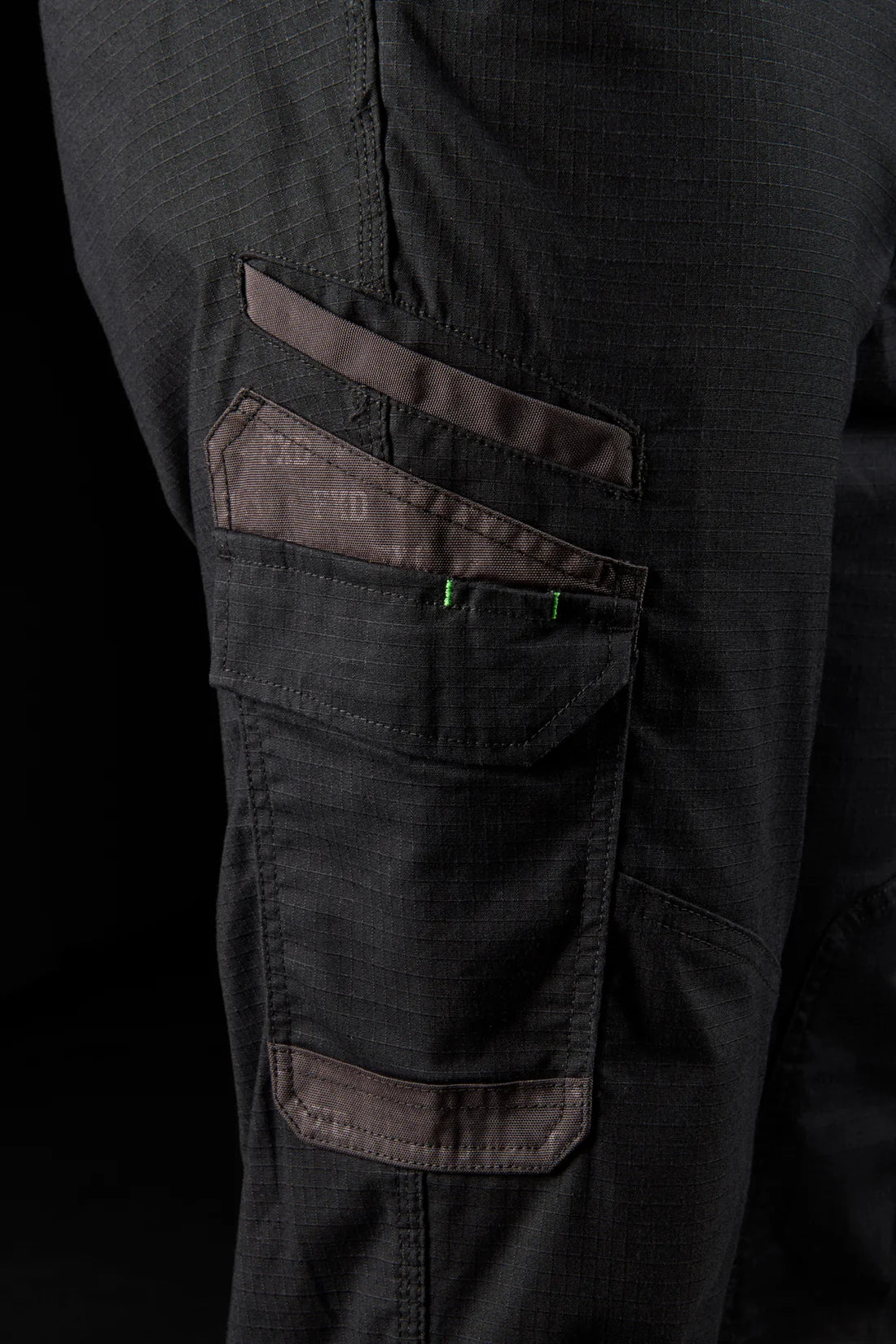 WP-12 Elastic Waist Stretch Work Pant - Black