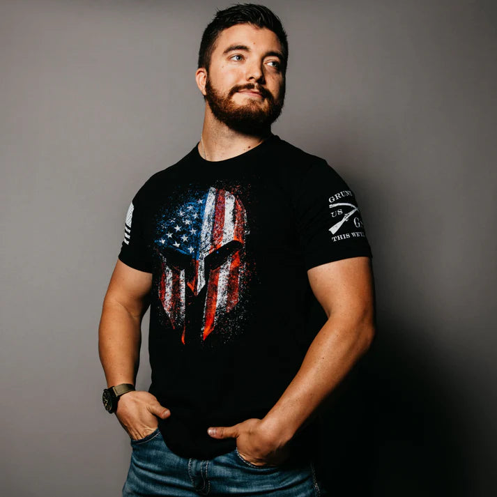 American Spartan 2.0 T-Shirt - Black