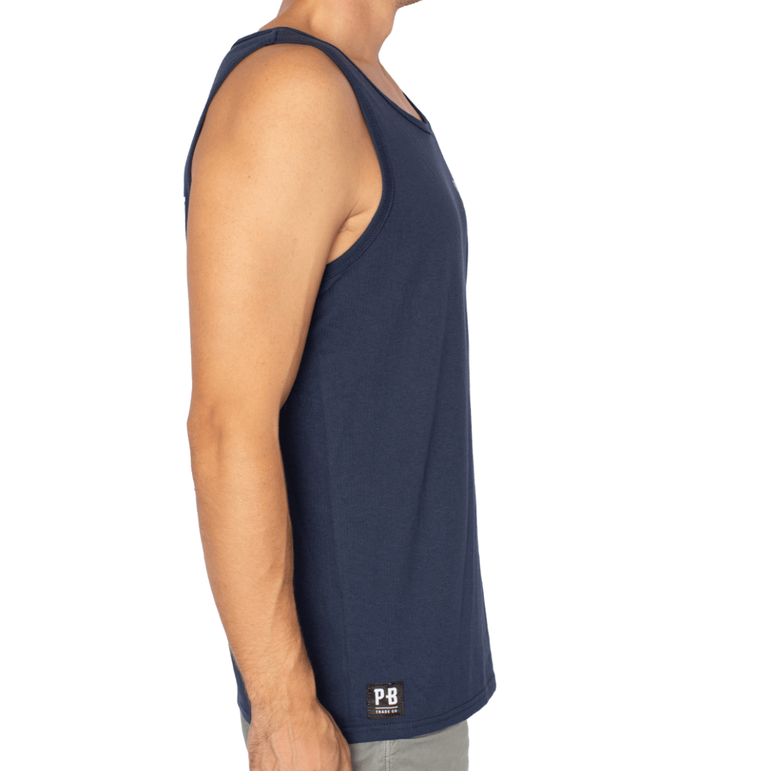 Building America Tank - Navy - Purpose-Built / Home of the Trades