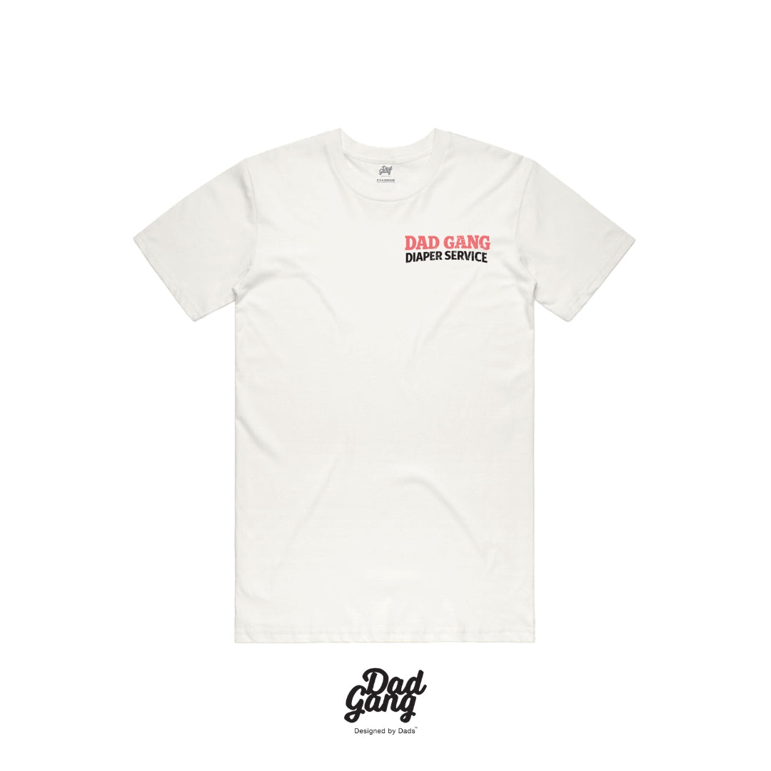 DG Tee - Diaper Service - White