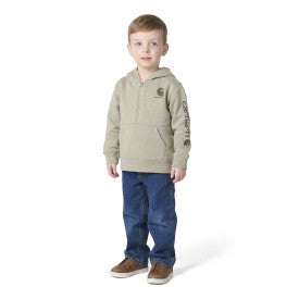Infant/Toddler Long-Sleeve Half-Zip Sweatshirt - Elm