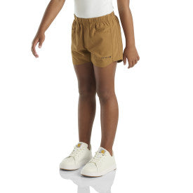 Youth Rugged Flex Ripstop Short - Carhartt Brown