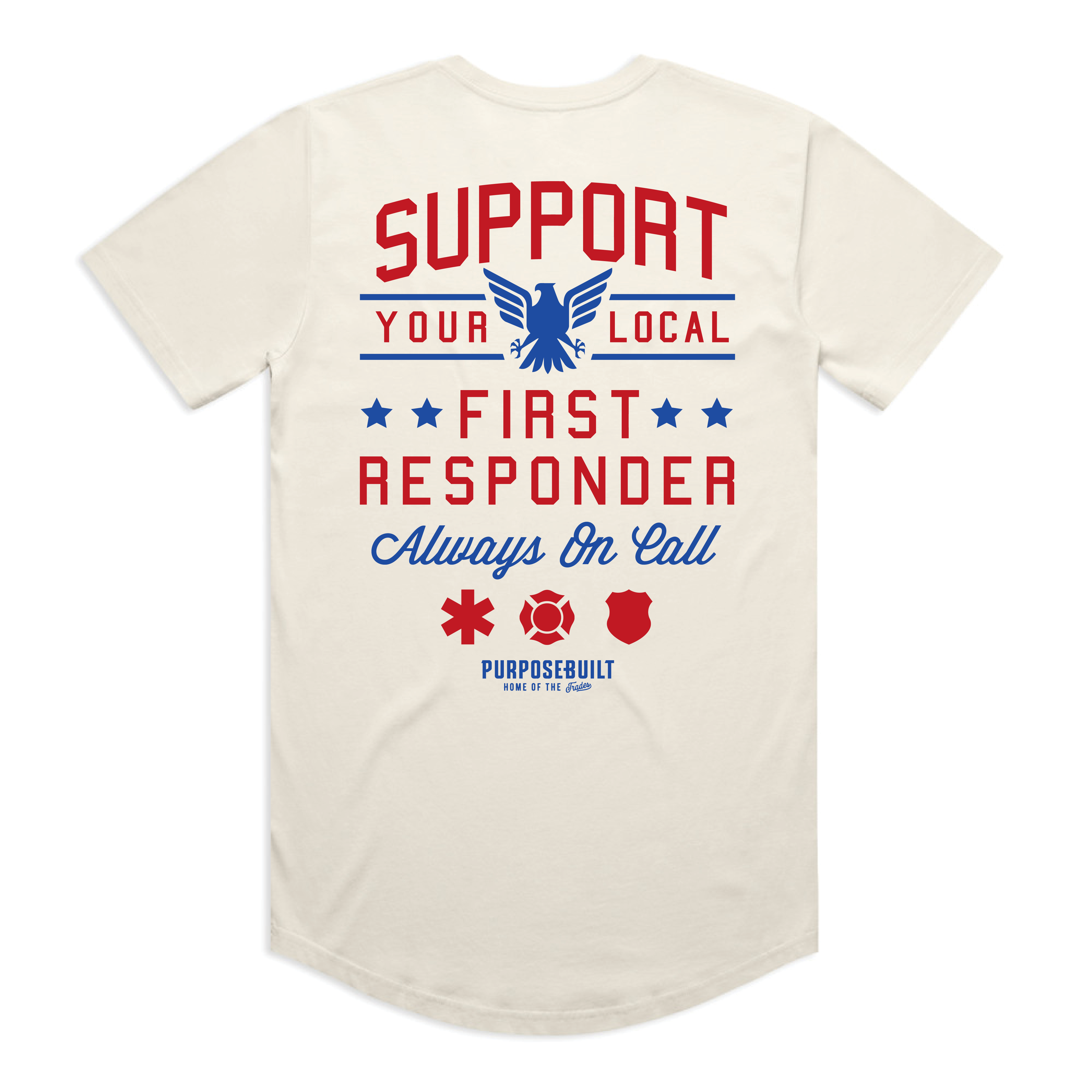 Always on Call, Limited Edition T-Shirt, Ecru