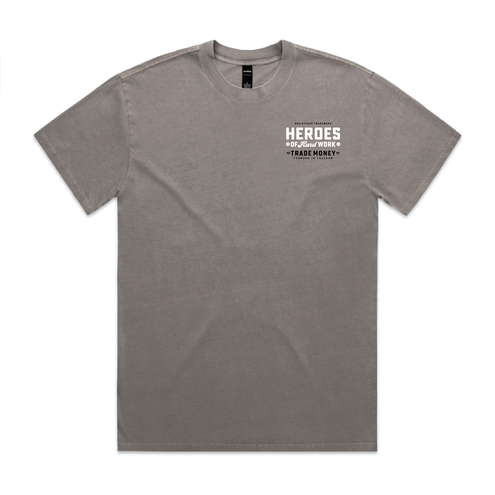 Always Strippin' HD Tee, Faded Grey