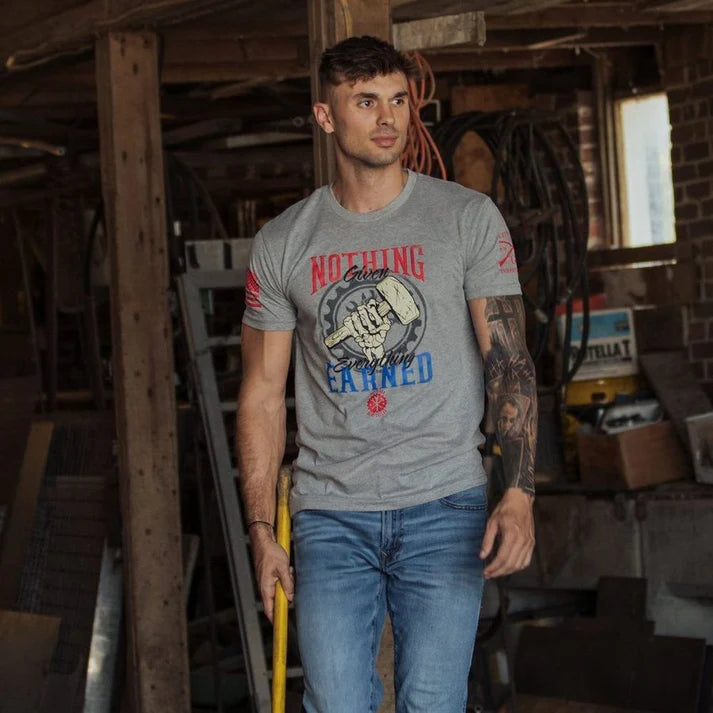 Nothing Given T-Shirt - Dark Heather Grey