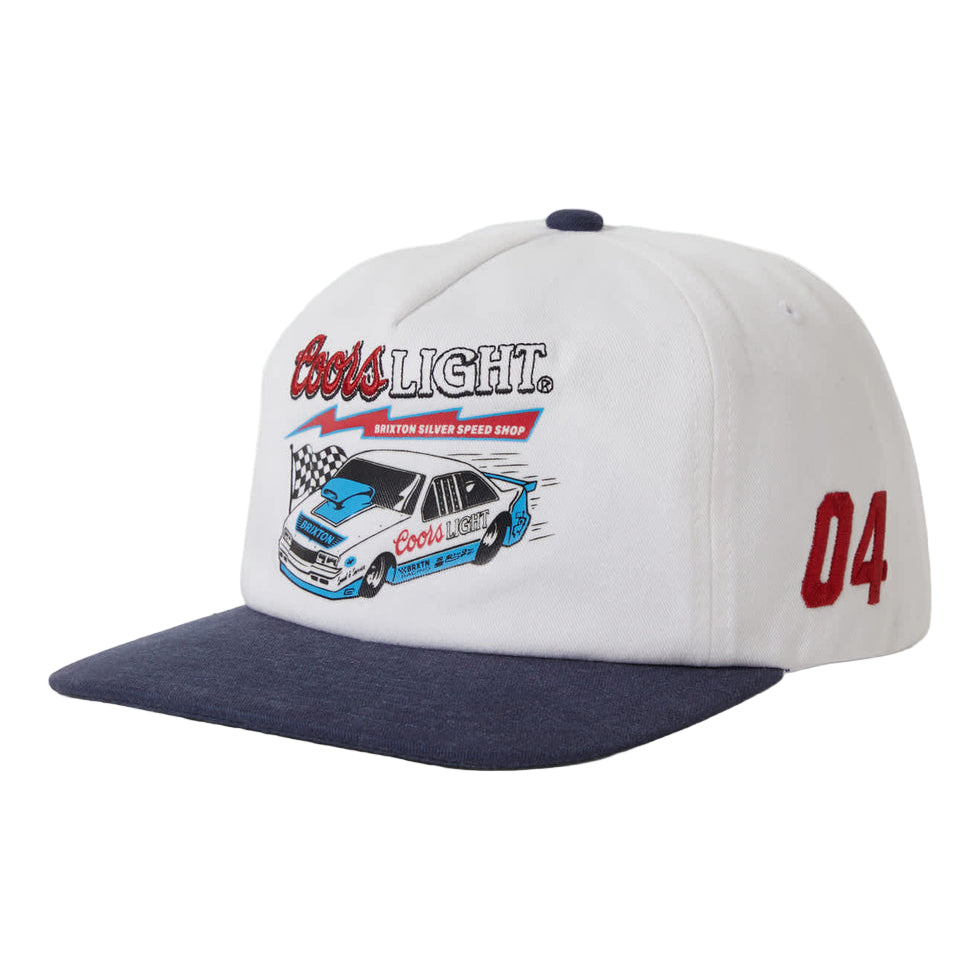 Coors Light Blower Snapback- White/Coors Navy