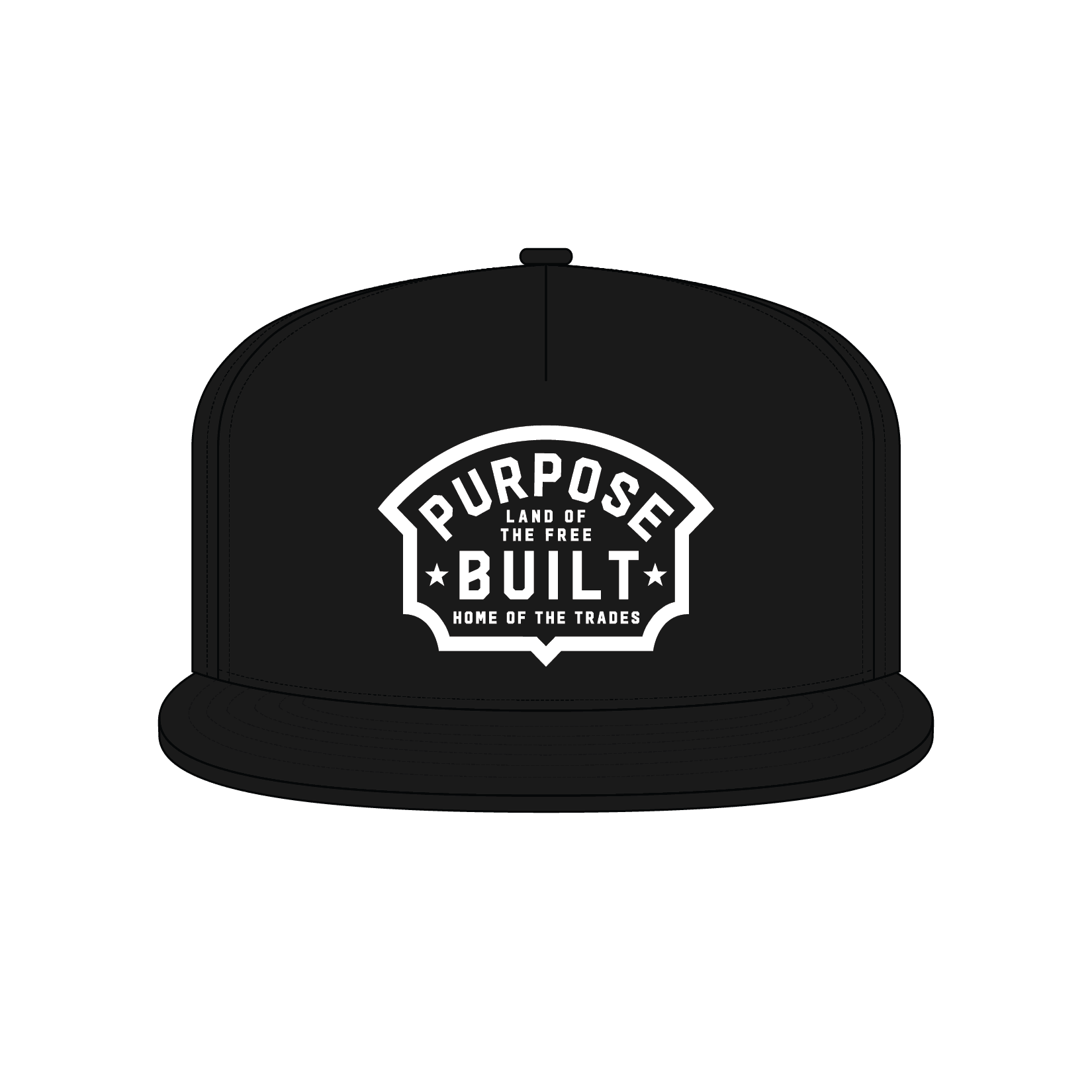 Cadillac Snapback Canvas, Black - Purpose-Built / Home of the Trades