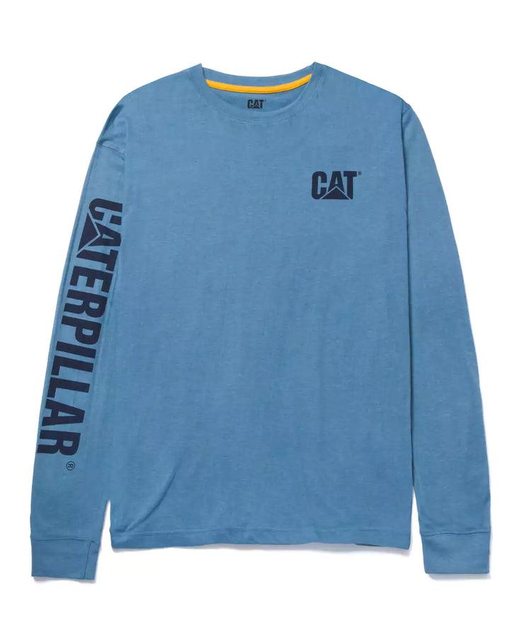 Men's Trademark Banner Long Sleeve T-Shirt - Real Teal Heather