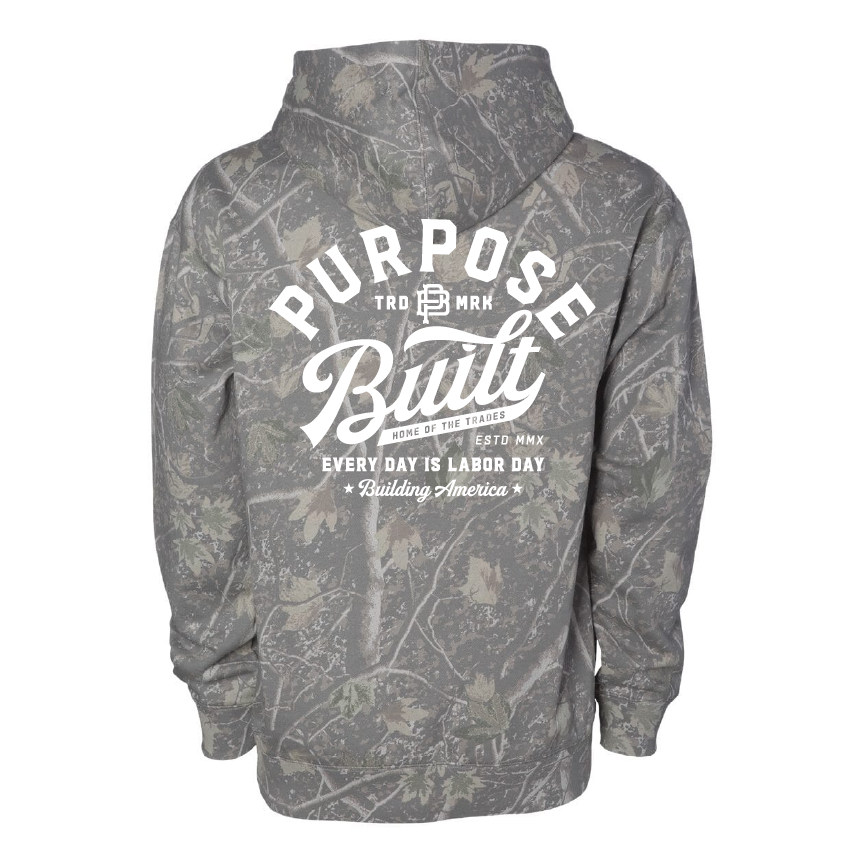 Youth: Script Hoodie, Deadwood Camo