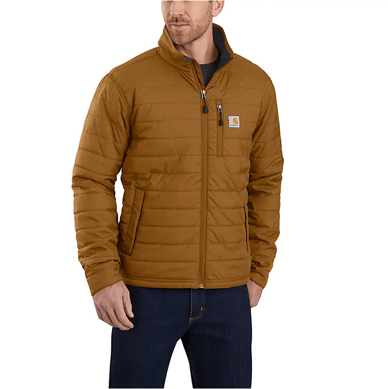 Gilliam Rain Defender Relaxed Fit Lightweight Insulated Jacket - Carhartt Brown - Purpose-Built / Home of the Trades