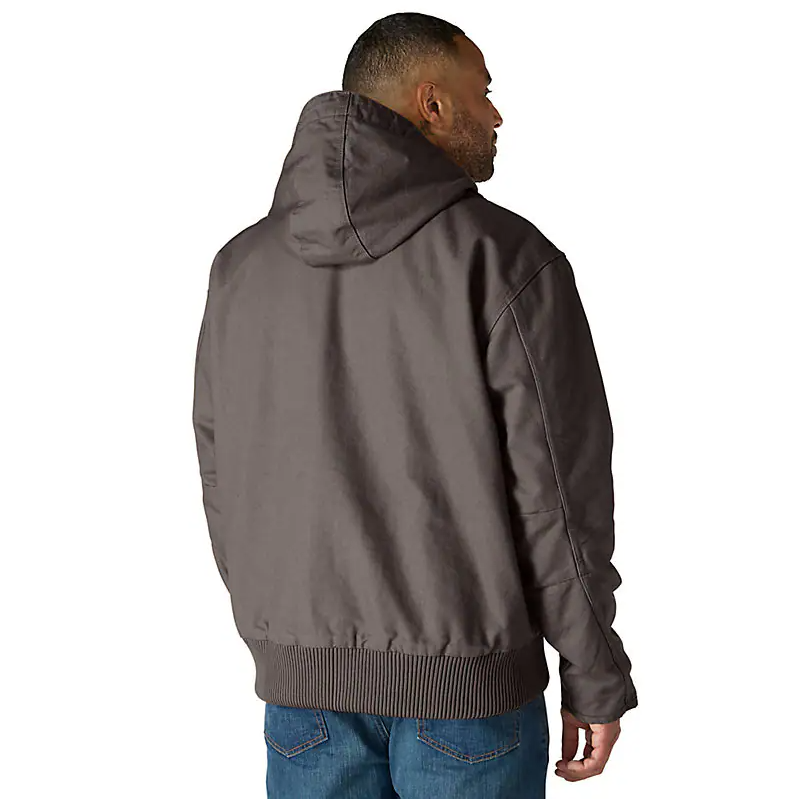 Washed Duck Insulated Jacket - Gravel