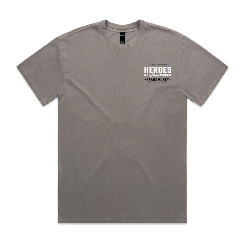 Droppin' Loads HD Tee, Faded Grey