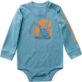 Infant Long-Sleeve Construction Bodysuit - Hydro