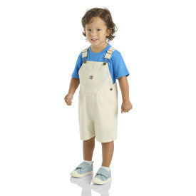 Infant/Toddler Loose Fit Canvas Shortall - Turtledove